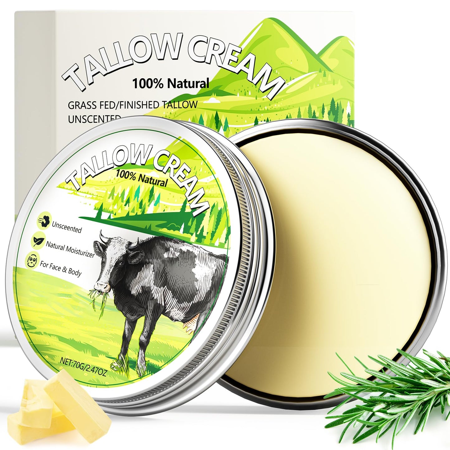 Beef Tallow Skincare Cream