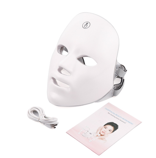 7-Color LED Facial Mask for Skin Care (Single Unit)