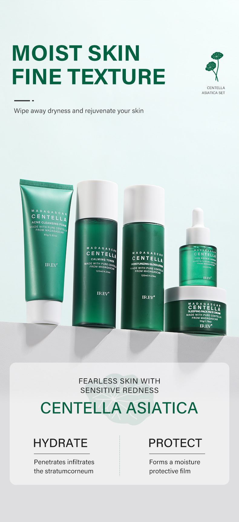 Centella Natural Skin Care Set
