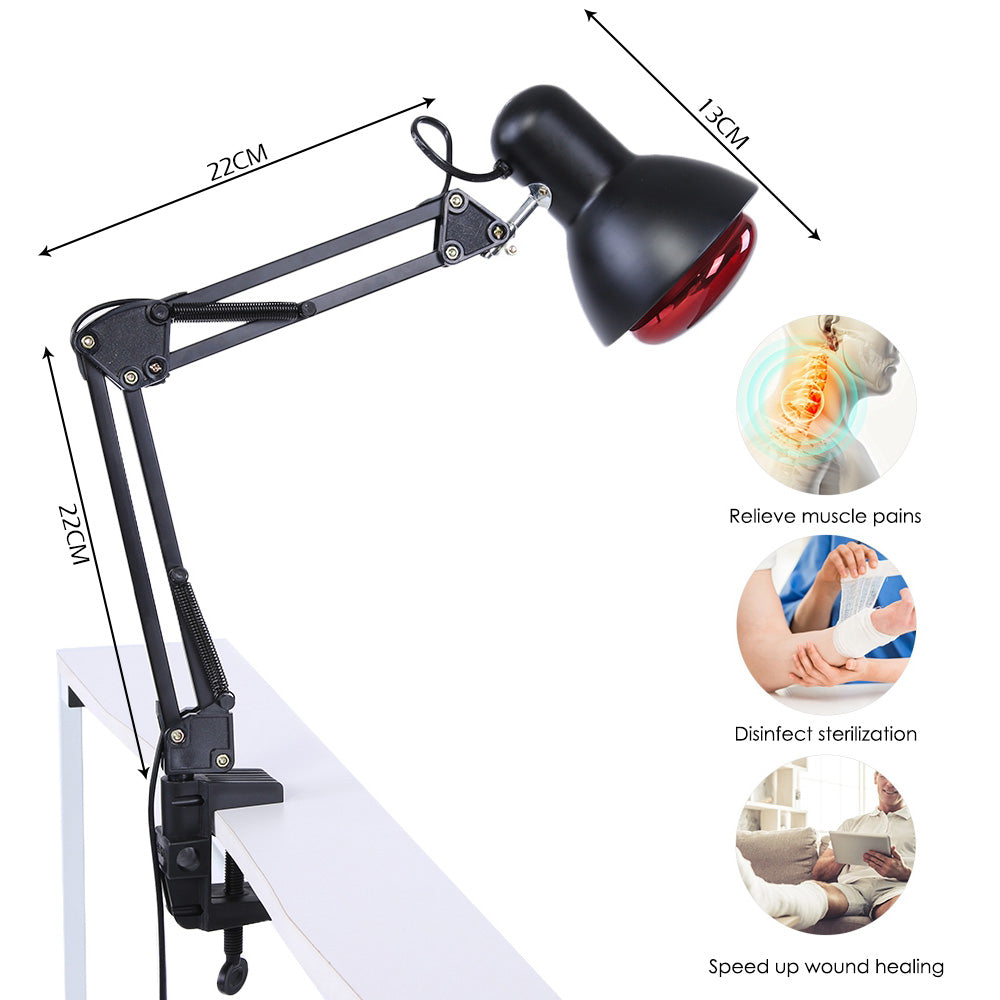 Infrared Lamp Clip, Electric Heating Light for Skin Care
